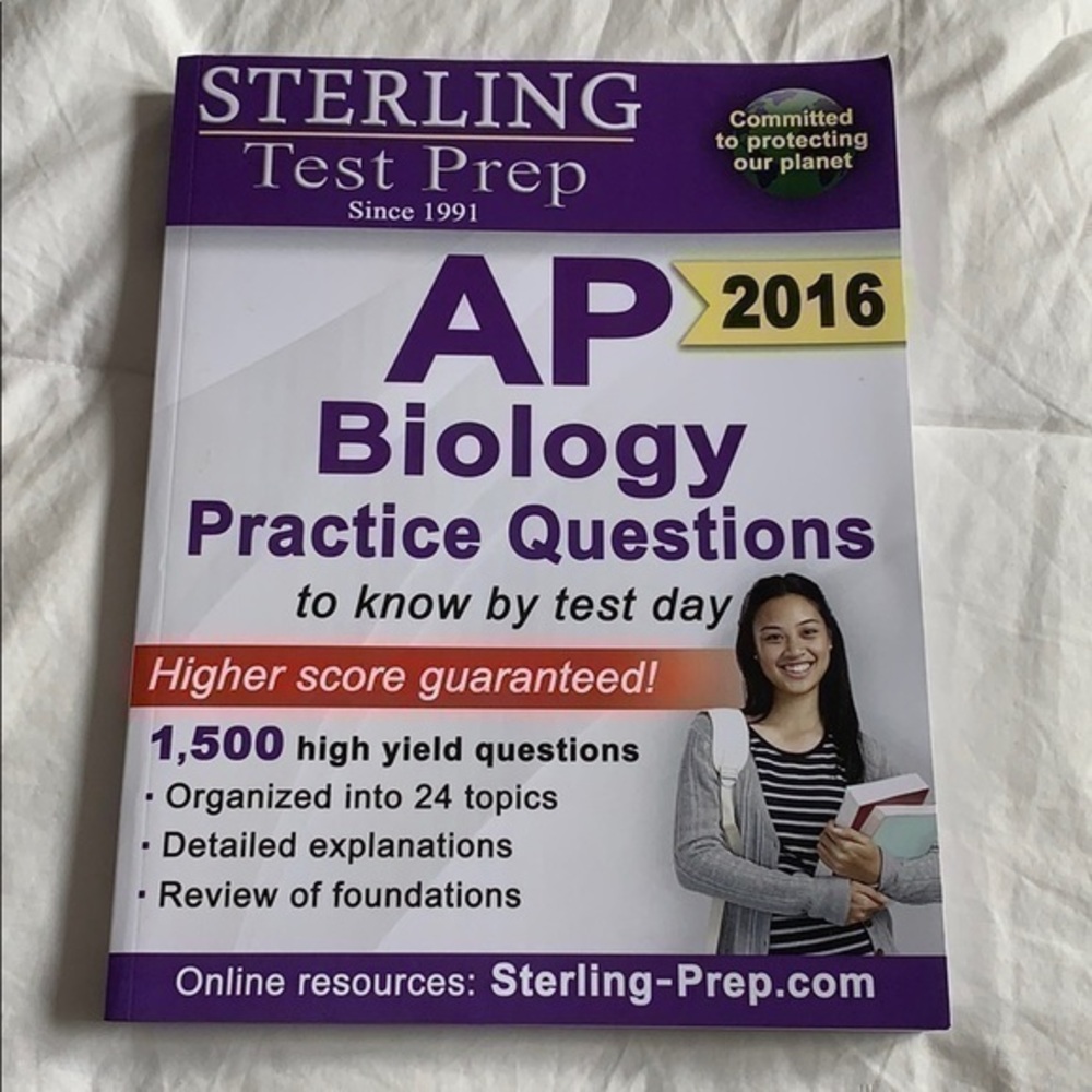Sterling Test Prep AP Biology 2016 Book